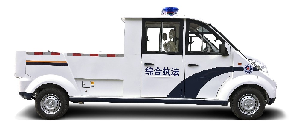 五菱威威系列双排5座皮卡巡逻车